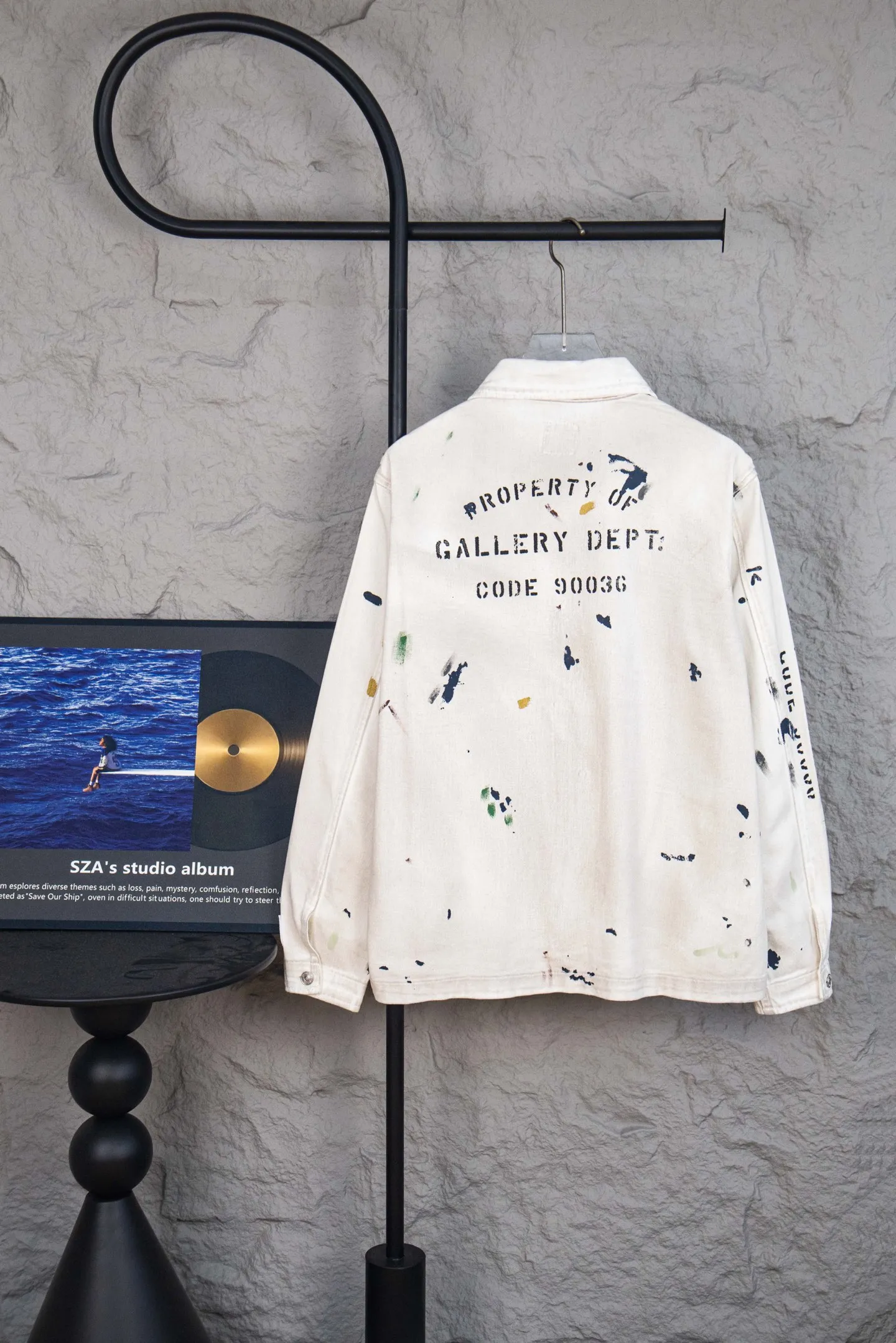 Style number: M222 P300 Gallery Dept EP Jacket Hand-painted graffiti jacket American high street zipper jacket Size: S-XL